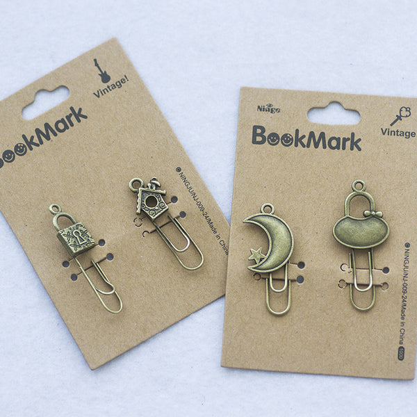 Retro Metal Bookmarks