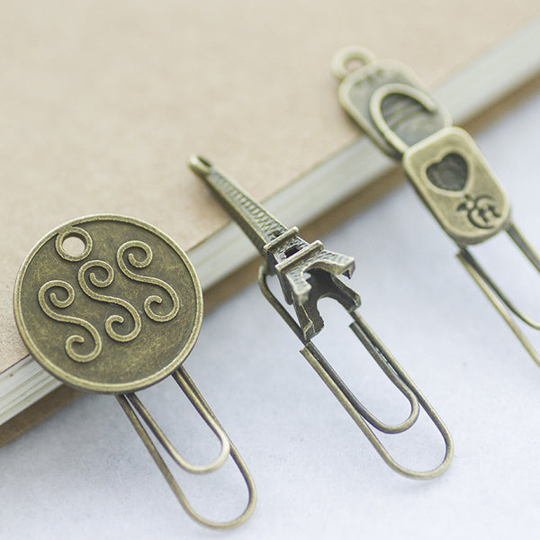 Retro Metal Bookmarks