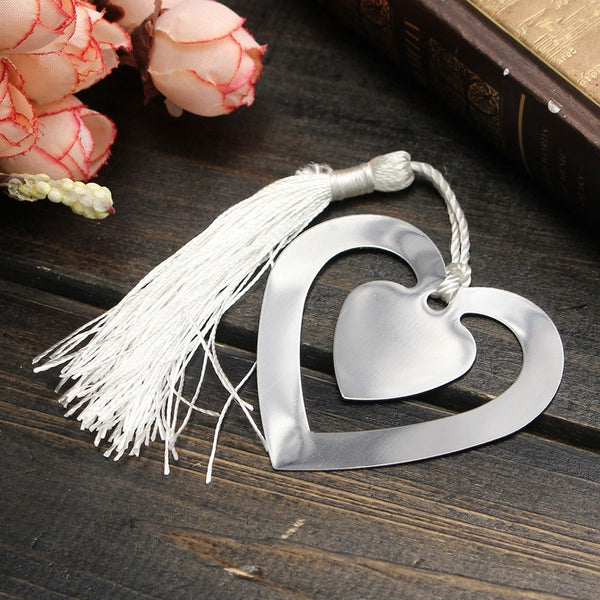 Snowflake Love Heart Bookmark