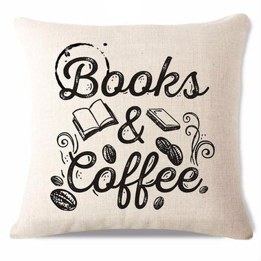Simple Quoted Book Pillow