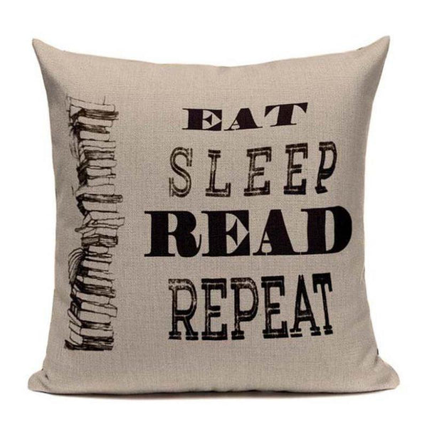 Modern Minimalist Book Pillow Case