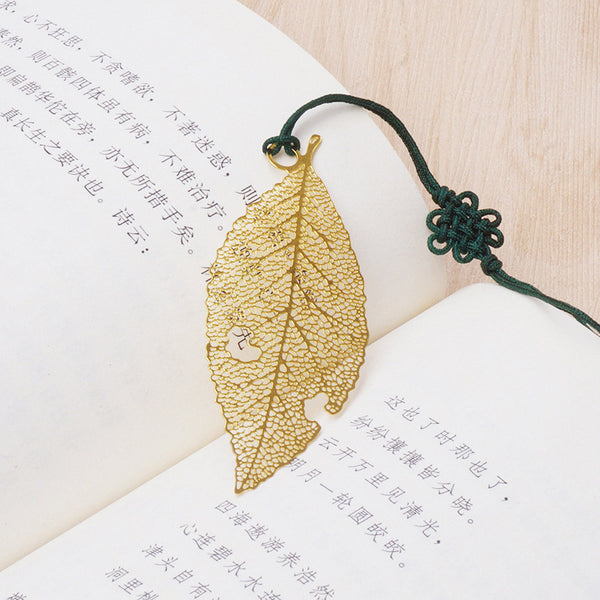 Vintage Gold Metal Bookmark